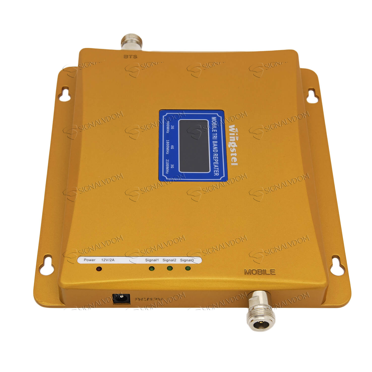 Усилитель сигнала Wingstel 900/1800/2100 mHz (для 2G/3G/4G) 65 dBi, кабель 15 м., комплект - 5